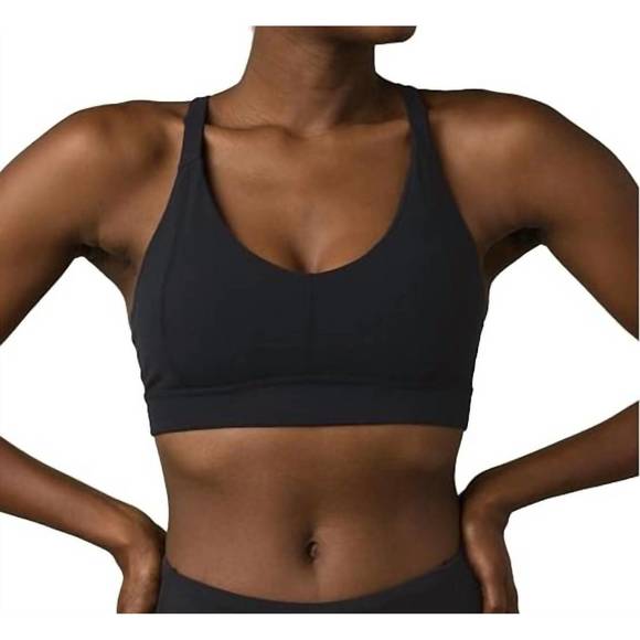 NEW PRANA momento bra in black - Picture 1 of 2